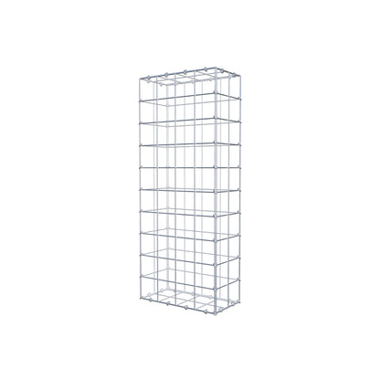 Gabion 100 cm x 20 cm x 40 cm (L x H x D), maskestørrelse 10 cm x 10 cm, C-ring