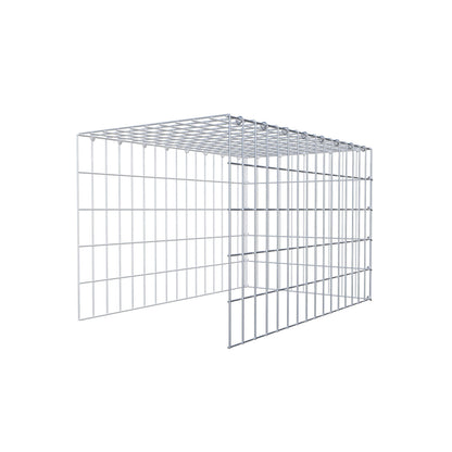 Toegevoegde pool type 4 80 cm x 50 cm x 50 cm (L x H x D), maaswijdte 5 cm x 10 cm, C-ring