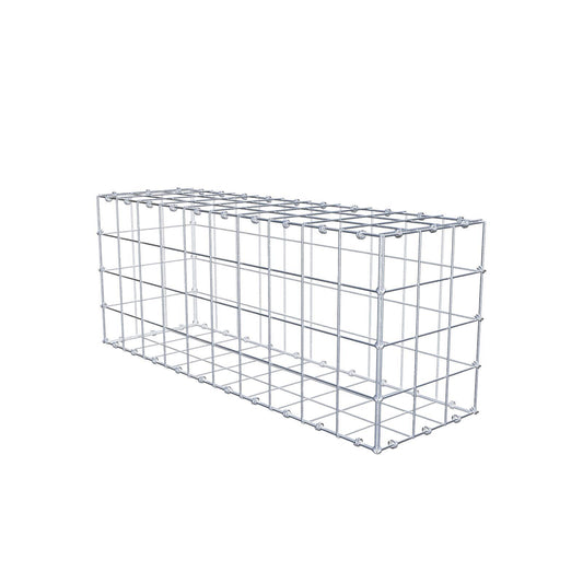 Schanskorf 100 cm x 40 cm x 30 cm (L x H x D), maaswijdte 10 x 10 cm, spiraalring