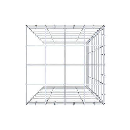 Add-on schanskorf type 4 100 cm x 40 cm x 40 cm (L x H x D), maaswijdte 10 cm x 10 cm, C-ring