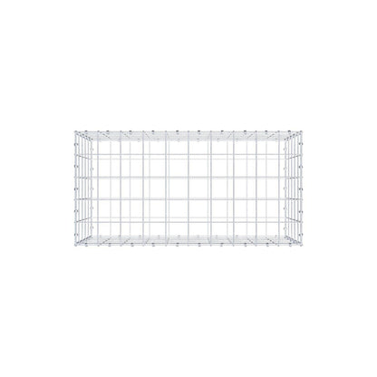 Schanskorf 100 cm x 50 cm x 50 cm (L x H x D), maaswijdte 10 x 10 cm, spiraalring