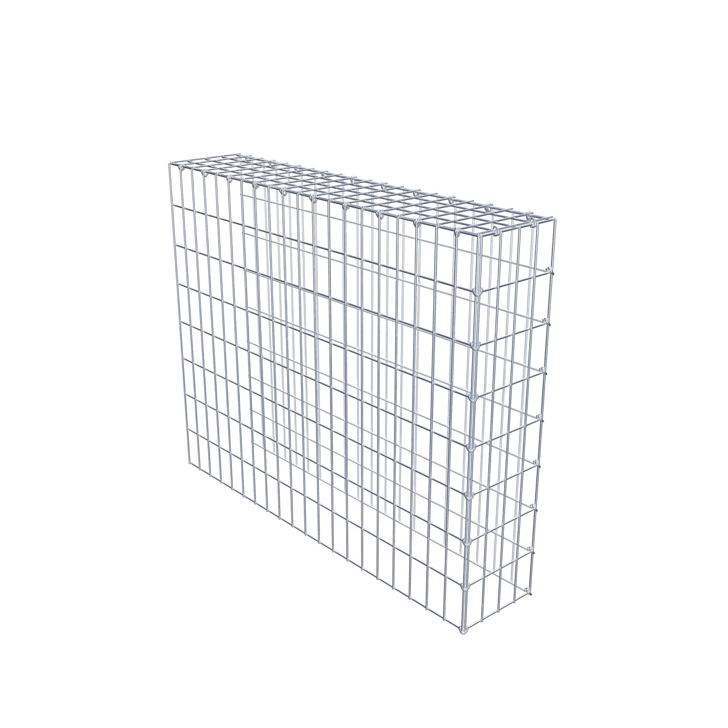 Fourche rapportée type 4 100 cm x 80 cm x 20 cm (L x H x P), mailles 5 cm x 10 cm, anneau en C
