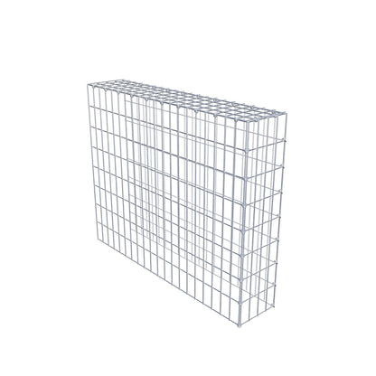 Fourche rapportée type 4 100 cm x 80 cm x 20 cm (L x H x P), mailles 5 cm x 10 cm, anneau en C