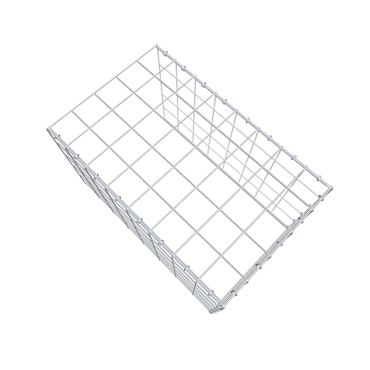 Toegevoegde pool type 4 80 cm x 50 cm x 50 cm (L x H x D), maaswijdte 10 cm x 10 cm, C-ring