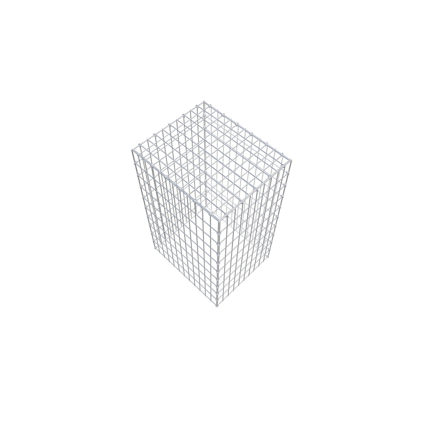 Fourche rapportée type 3 100 cm x 60 cm x 50 cm (L x H x P), mailles 5 cm x 10 cm, anneau C