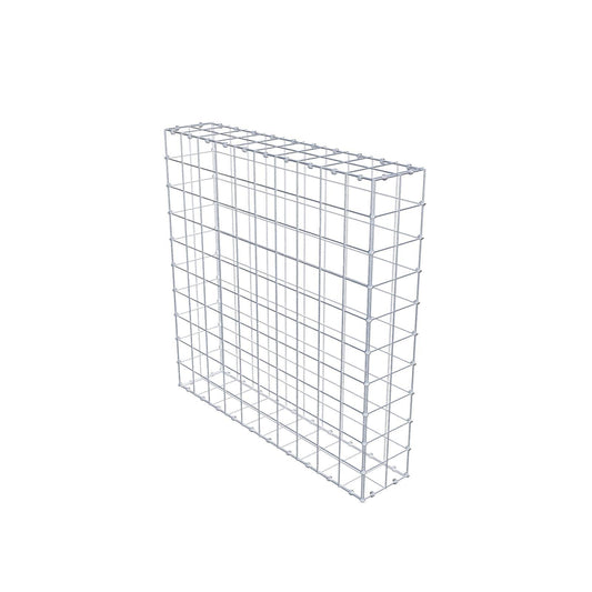 Schanskorf 100 cm x 100 cm x 20 cm (L x H x D), maaswijdte 10 x 10 cm, spiraalring