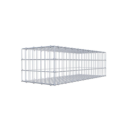 Gabião 100 cm x 30 cm x 40 cm (C x A x P), malhagem 5 cm x 10 cm, anel C