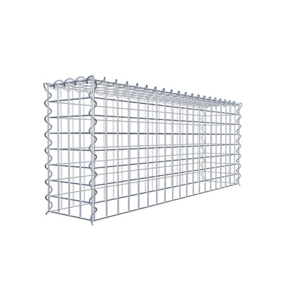 Gavión complementario tipo 3 100 cm x 40 cm x 20 cm (L x A x P), malla 5 cm x 5 cm, espiral