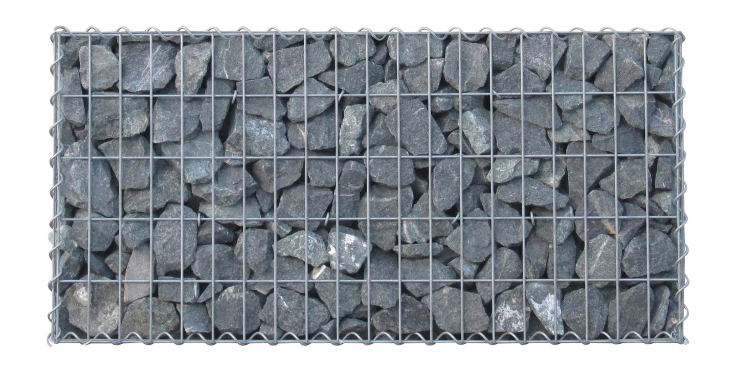 Schanskorf 200 cm x 100 cm x 20 cm (L x H x D), maaswijdte 5 cm x 10 cm, spiraalvormig
