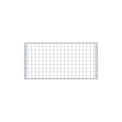 Type 3 oplegkorf 100 cm x 20 cm x 50 cm (L x H x D), maaswijdte 5 cm x 5 cm, C-ring