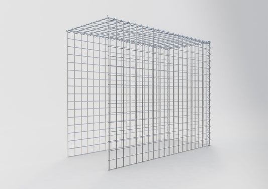 Gavión complementario tipo 4 100 cm x 80 cm x 40 cm (L x A x P), malla 5 cm x 5 cm, espiral
