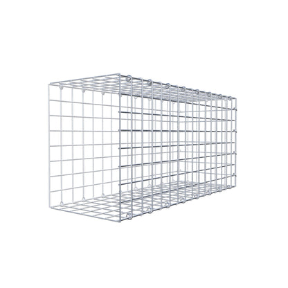 Mounted gabion type 2 80 cm x 40 cm x 30 cm (L x H x D), mesh size 5 cm x 5 cm, C-ring
