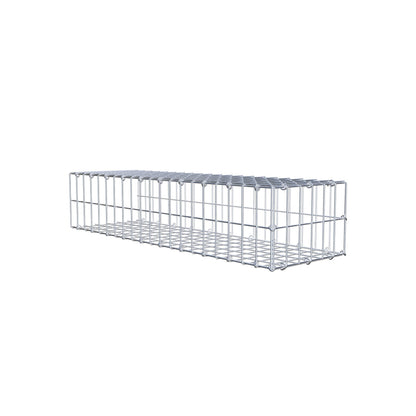 Fourche rapportée type 2 100 cm x 20 cm x 30 cm, mailles 5 cm x 10 cm, anneau en C