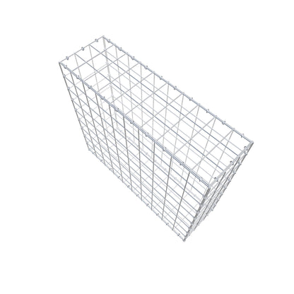 Schanskorf 100 cm x 90 cm x 30 cm (L x H x D), maaswijdte 10 cm x 10 cm, C-ring
