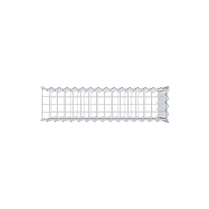 Mounted gabion type 2 80 cm x 40 cm x 20 cm (L x H x D), mesh size 5 cm x 5 cm, spiral