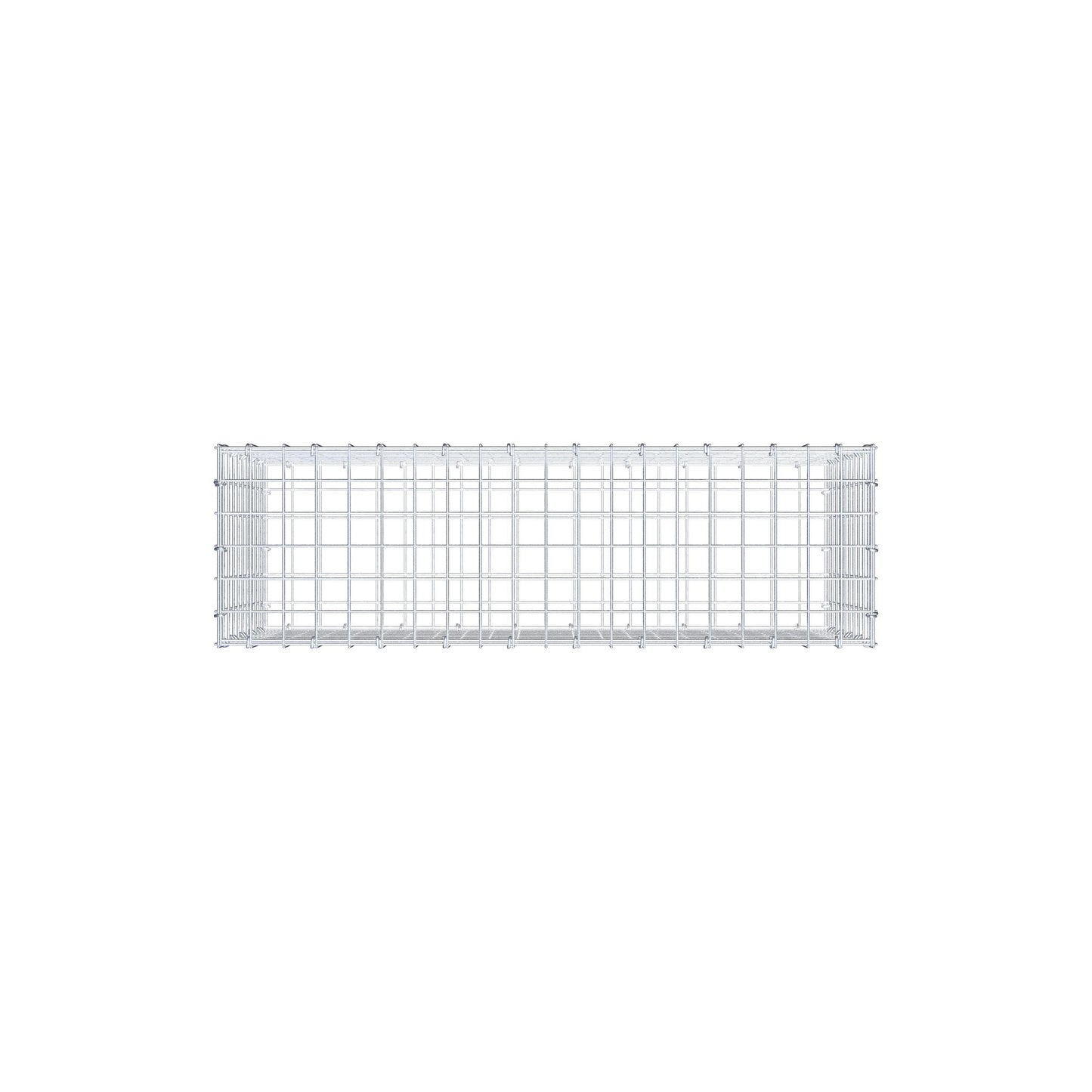 Gabion 100 cm x 50 cm x 30 cm (L x H x D), mesh size 5 cm x 5 cm, C-ring