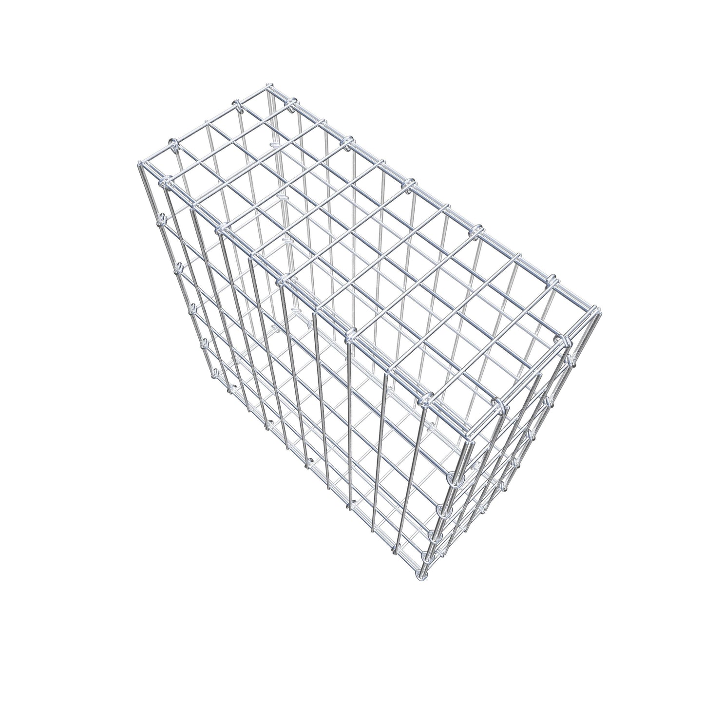 Schanskorf 50 cm x 50 cm x 20 cm (L x H x D), maaswijdte 5 cm x 10 cm, C-ring