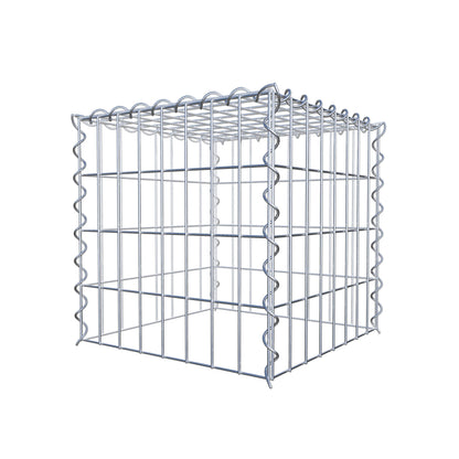 Add-on schanskorf type 3 40 cm x 40 cm x 40 cm (L x H x D), maaswijdte 5 cm x 10 cm, spiraalvormig