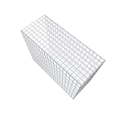 Opzetpaal type 2 100 cm x 80 cm x 40 cm, maaswijdte 5 cm x 10 cm, C-ring