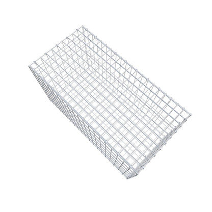 Schanskorf 100 cm x 60 cm x 50 cm (L x H x D), maaswijdte 5 cm x 10 cm, C-ring