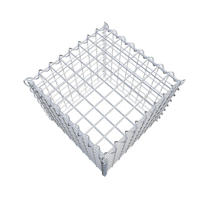 Opvokset gabion type 3 40 cm x 40 cm x 40 cm (L x H x D), maskestørrelse 5 cm x 5 cm, spiral