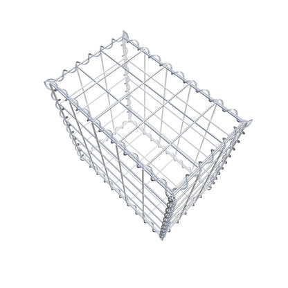 Gabion 50 cm x 50 cm x 30 cm (L x H x D), mesh size 10 cm x 10 cm, spiral