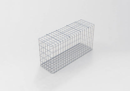 Gabbione zincato a caldo 102 cm x 52 cm x 32 cm, maglia 5 cm x 10 cm, completamente saldato