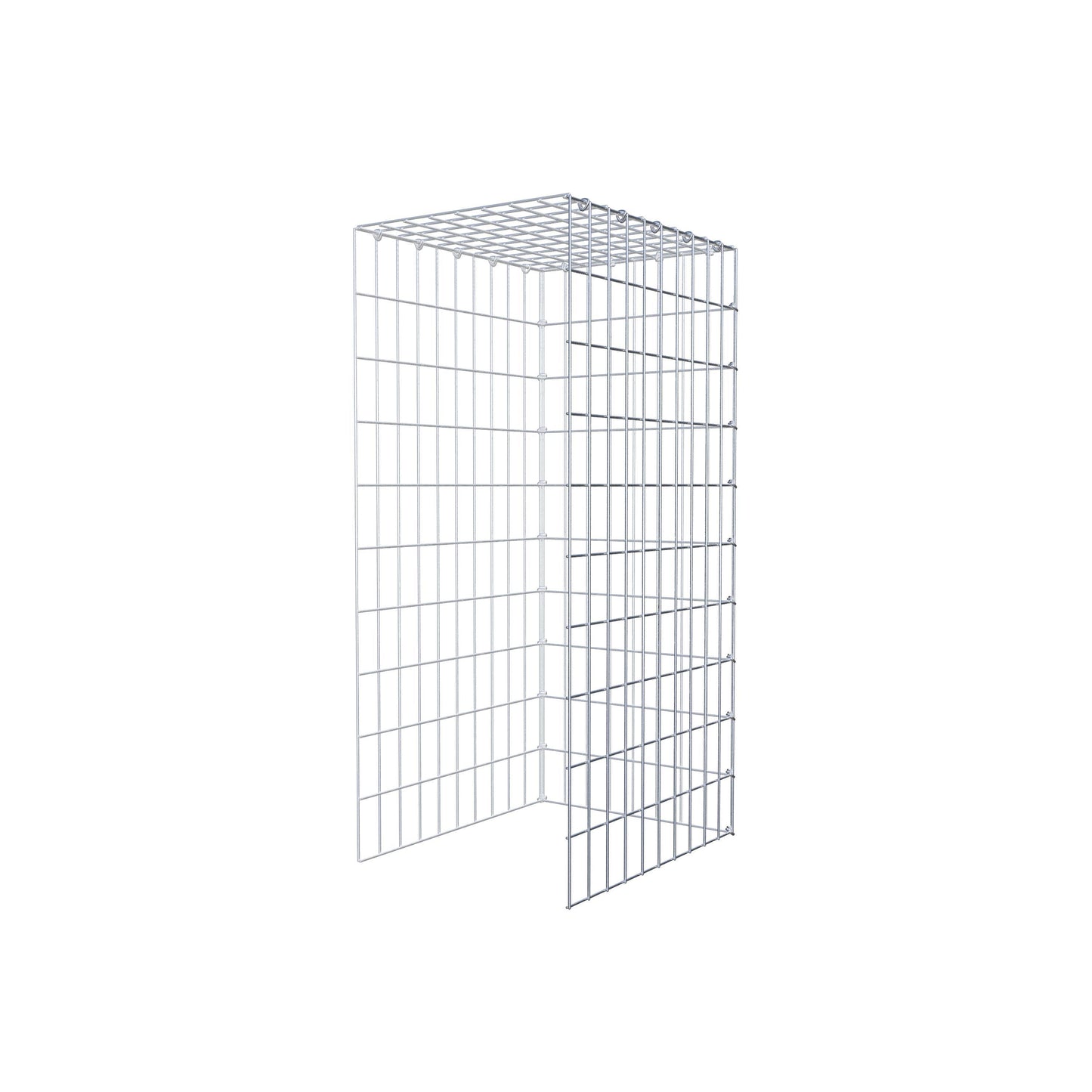 Gabião Tipo 4 100 cm x 50 cm x 40 cm (C x A x P), malhagem 5 cm x 10 cm, anel C