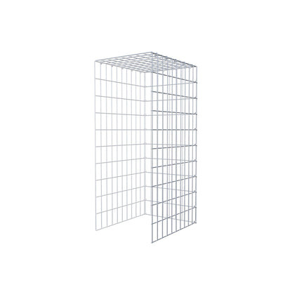 Gabião Tipo 4 100 cm x 50 cm x 40 cm (C x A x P), malhagem 5 cm x 10 cm, anel C