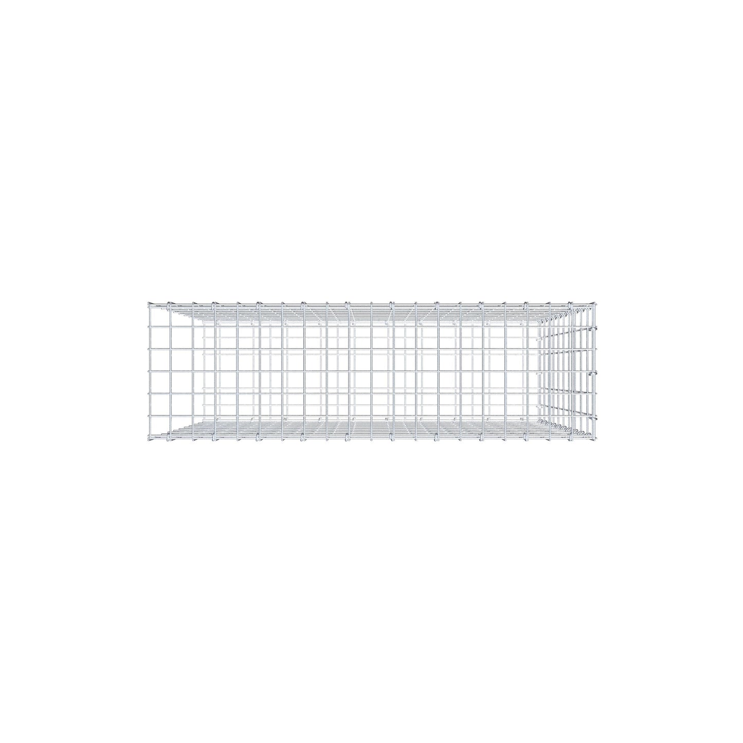 Gabião tipo 2 100 cm x 100 cm x 30 cm, malhagem 5 cm x 10 cm, anel C