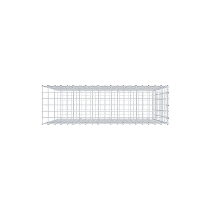 Gabião tipo 2 100 cm x 100 cm x 30 cm, malhagem 5 cm x 10 cm, anel C