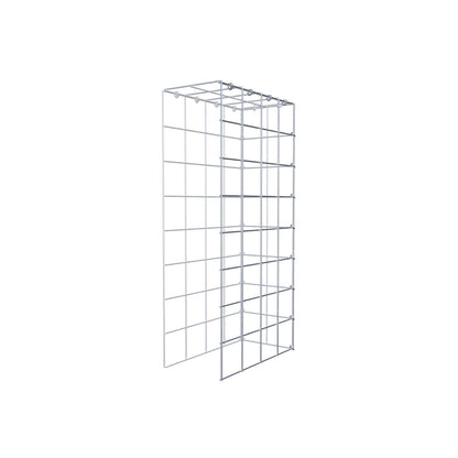 Toegevoegde pool type 4 80 cm x 40 cm x 20 cm (L x H x D), maaswijdte 10 cm x 10 cm, C-ring