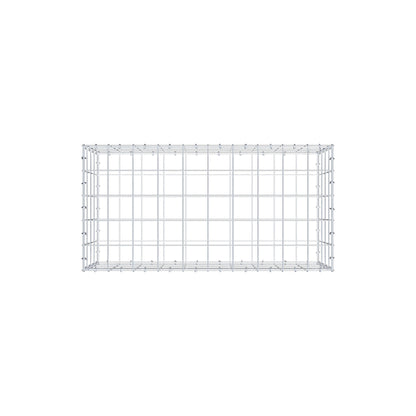 Schanskorf 100 cm x 40 cm x 50 cm (L x H x D), maaswijdte 10 cm x 10 cm, C-ring