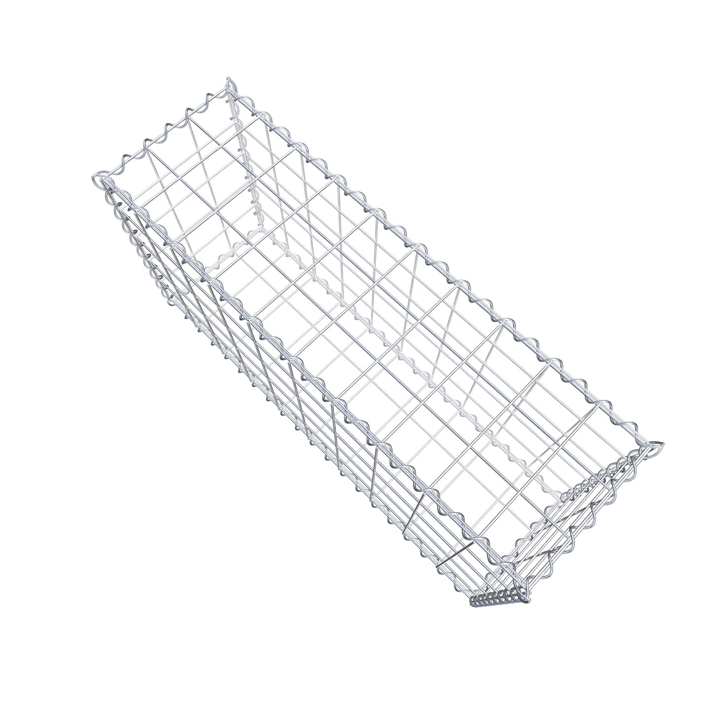 2er Set Gabionen 100 cm x 50 cm x 30 cm (L x H x T), Maschenweite 10 x 10 cm, Spirale