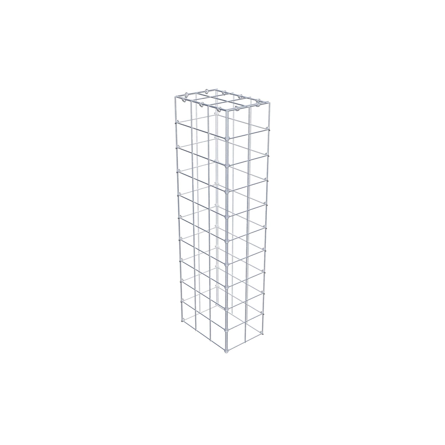 Gavión complementario de tipo 3 100 cm x 30 cm x 20 cm (L x A x P), malla 10 cm x 10 cm, anillo en C