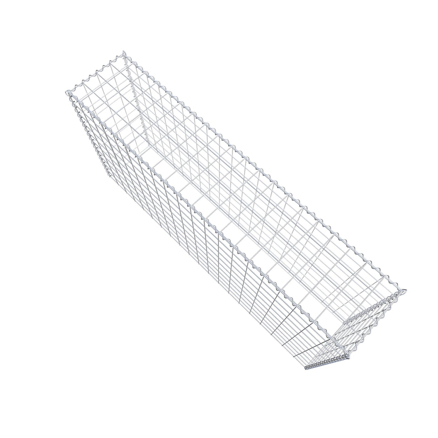 Gavión complementario tipo 3 200 cm x 100 cm x 40 cm (L x A x P), malla 10 cm x 10 cm, espiral