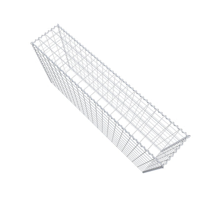 Gavión complementario tipo 3 200 cm x 100 cm x 40 cm (L x A x P), malla 10 cm x 10 cm, espiral