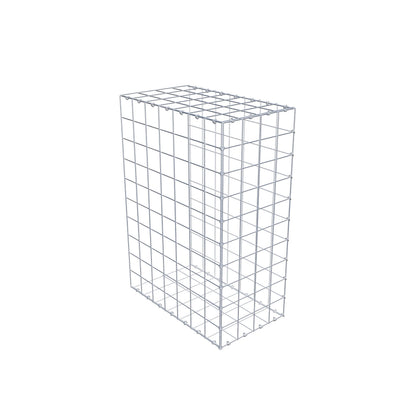 Gavión complementario de tipo 2 100 cm x 70 cm x 40 cm (L x A x P), malla 10 cm x 10 cm, anillo en C