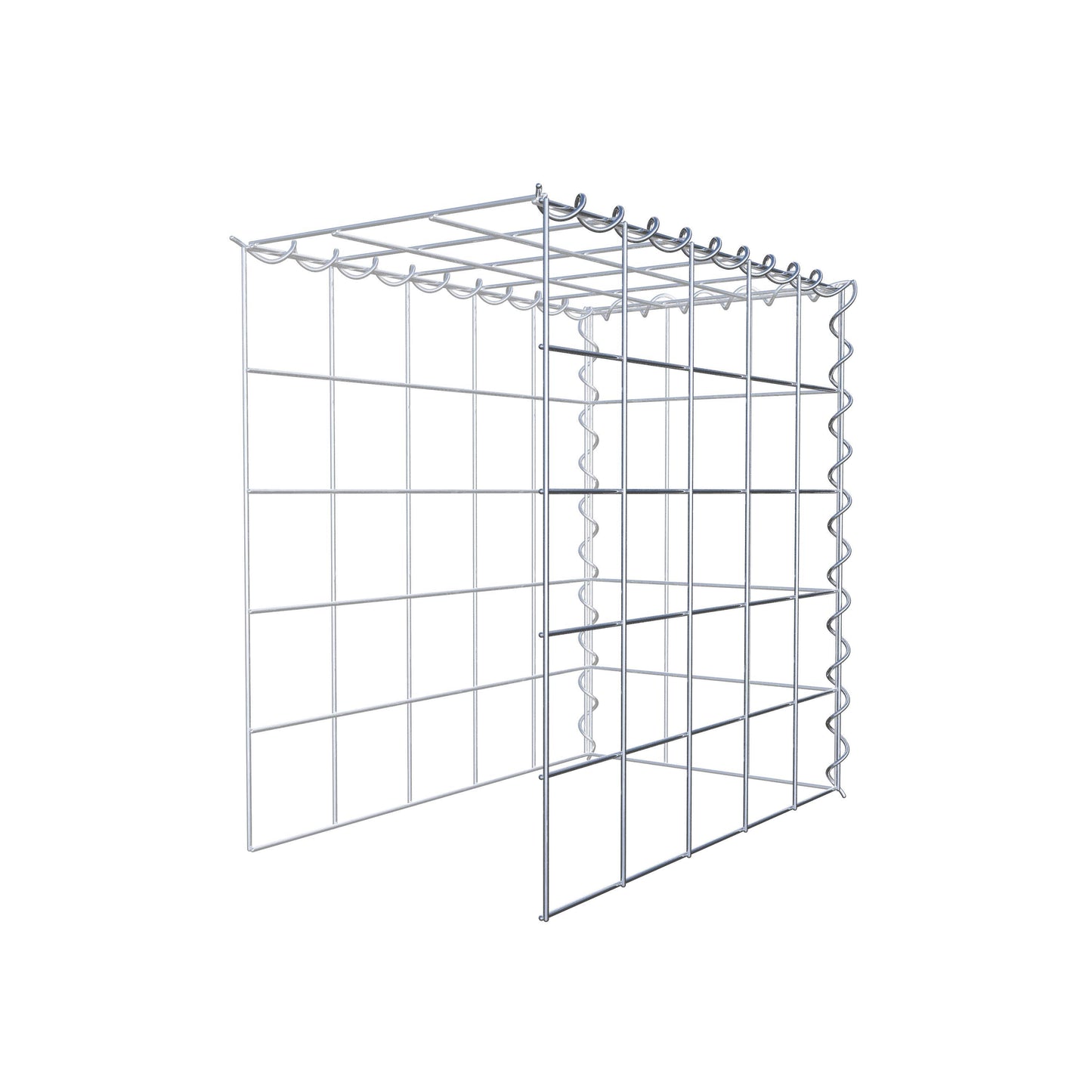 Gavión adicional tipo 4 50 cm x 50 cm x 30 cm (L x A x P), malla 10 cm x 10 cm, en espiral