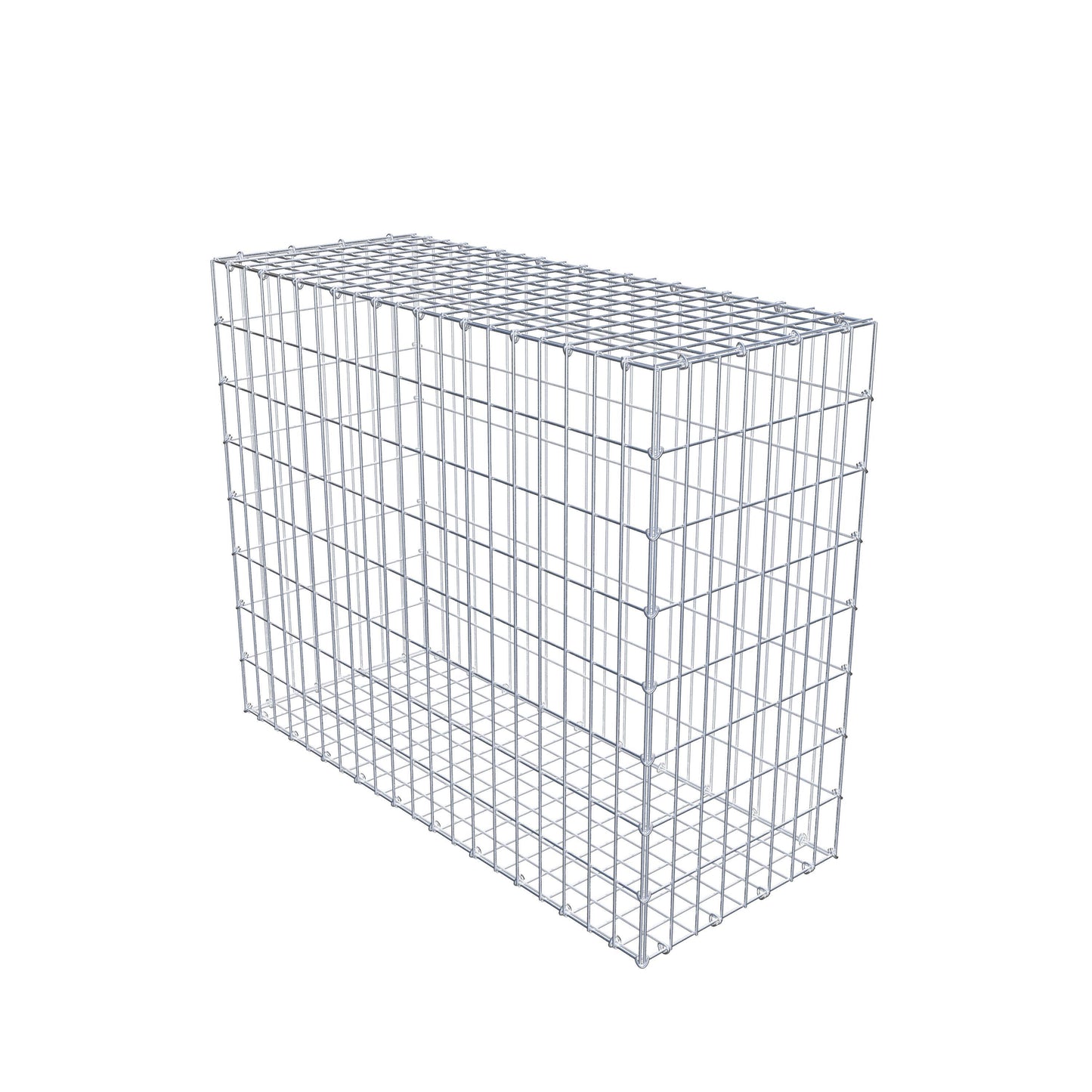 Schanskorf 100 cm x 80 cm x 40 cm (L x H x D), maaswijdte 5 cm x 10 cm, C-ring