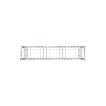 Gabião Tipo 3 100 cm x 70 cm x 20 cm (C x A x P), malhagem 5 cm x 10 cm, espiral