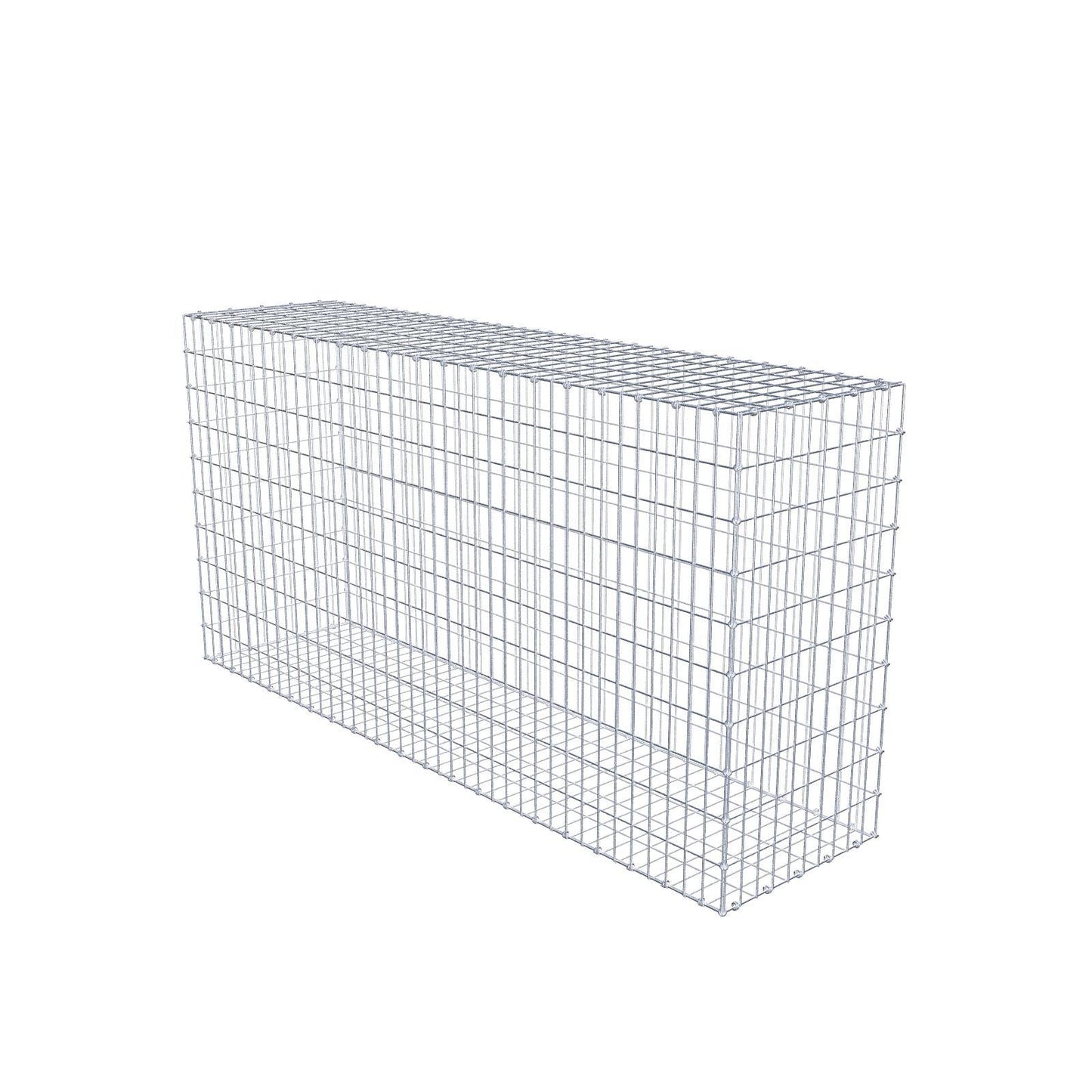 Schanskorf 200 cm x 100 cm x 50 cm (L x H x D), maaswijdte 5 x 10 cm, spiraalring