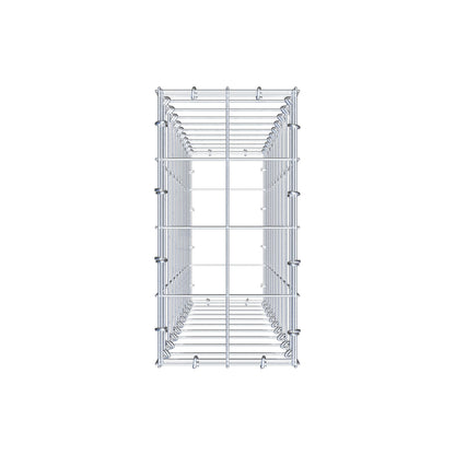 Gabion 100 cm x 20 cm x 40 cm (L x H x D), maskestørrelse 10 cm x 10 cm, C-ring