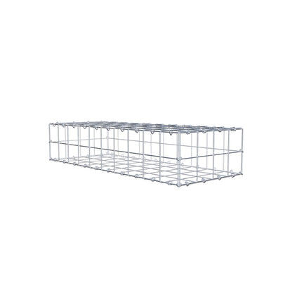 Gabion 100 cm x 20 cm x 40 cm (L x H x D), maskestørrelse 10 cm x 10 cm, C-ring