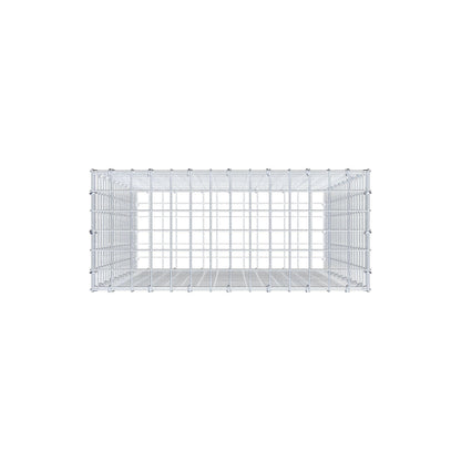 Schanskorf 100 cm x 70 cm x 30 cm (L x H x D), maaswijdte 5 cm x 5 cm, C-ring