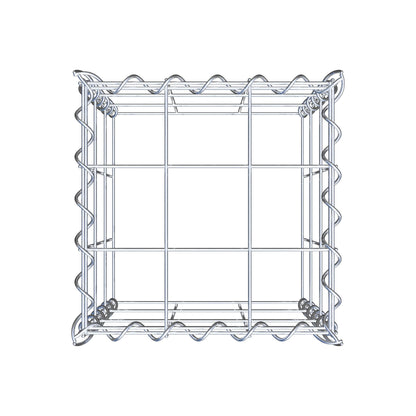 Add-on schanskorf type 3 30 cm x 30 cm x 30 cm (L x H x D), maaswijdte 10 cm x 10 cm, spiraal