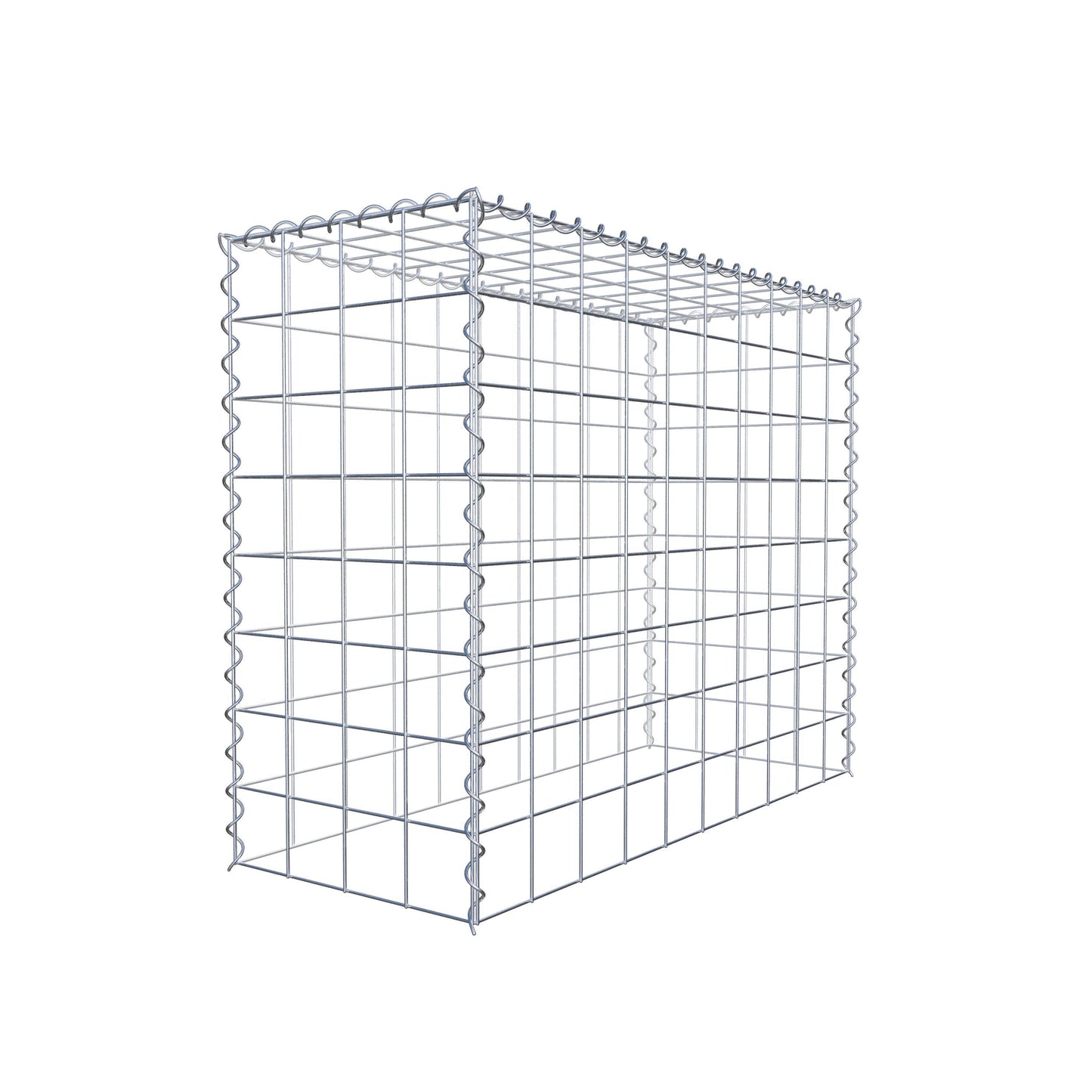 Gavión complementario tipo 3 100 cm x 80 cm x 40 cm (L x A x P), malla 10 cm x 10 cm, espiral