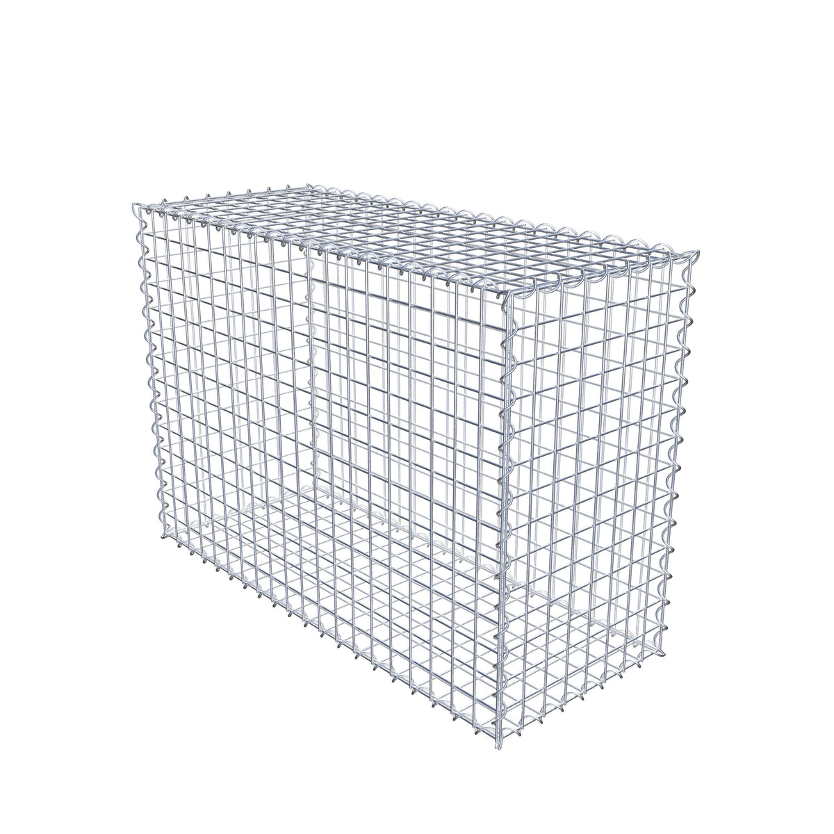 Gabion 100 cm x 70 cm x 40 cm (L x H x P), mailles 5 cm x 5 cm, spirale