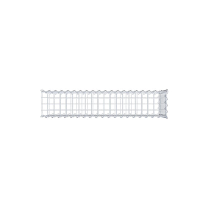 Gabbione aggiuntivo tipo 2 100 cm x 40 cm x 20 cm (L x H x P), maglia 5 cm x 5 cm, a spirale