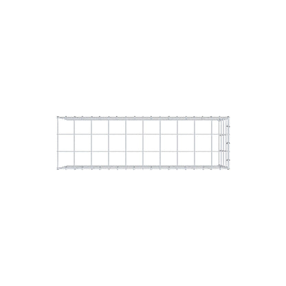 Fourche rapportée type 4 100 cm x 40 cm x 30 cm (L x H x P), mailles 10 cm x 10 cm, anneau C